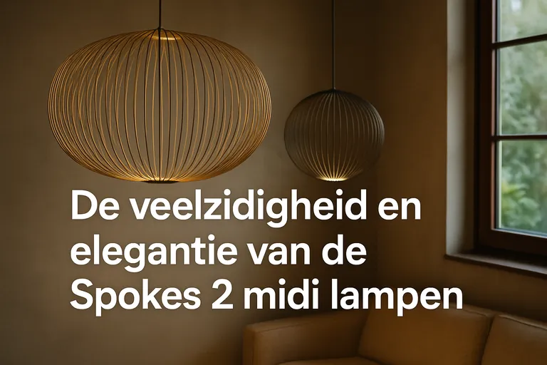 De veelzijdigheid en elegantie van de Spokes 2 midi lampen
