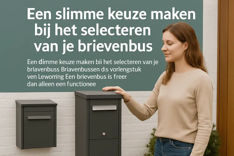 Een slimme keuze maken bij het selecteren van je brievenbus Een slimme keuze maken bij het selecteren van je brievenbus