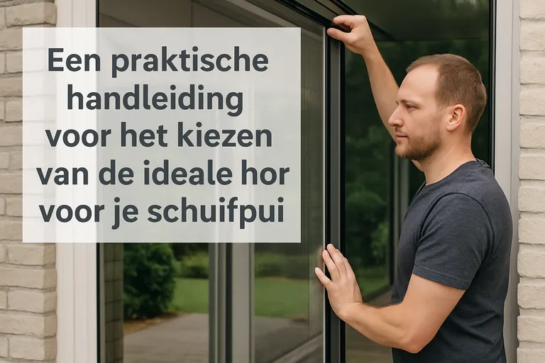 Een praktische handleiding voor het kiezen van de ideale hor voor je schuifpui Een praktische handleiding voor het kiezen van de ideale hor voor je schuifpui